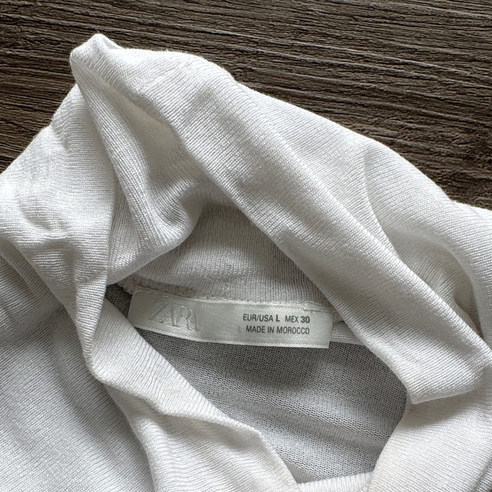 Zara Combination Lace T-Shirt - Picture 5 of 5
